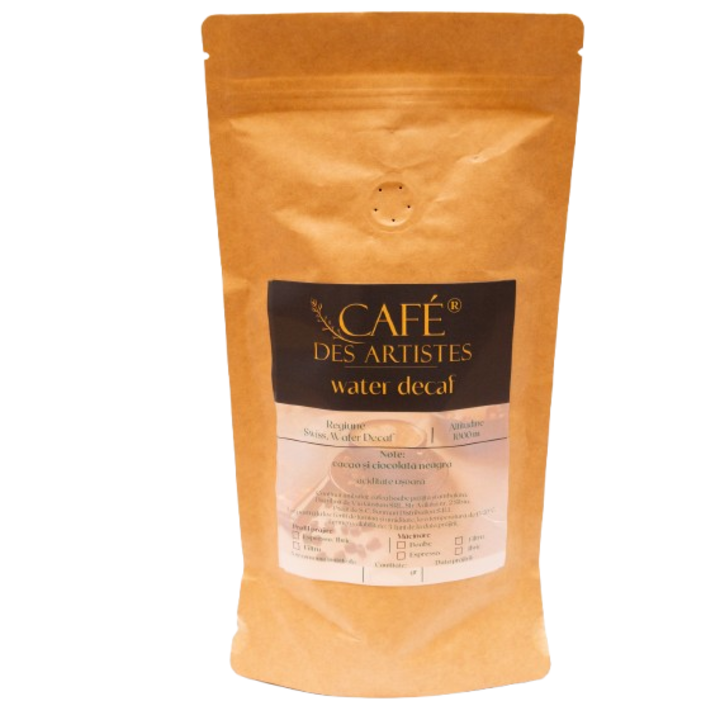 Kávébab, Cafe Des Artistes, Water Decaf, 250 g, kakaó és étcsokoládé íz
