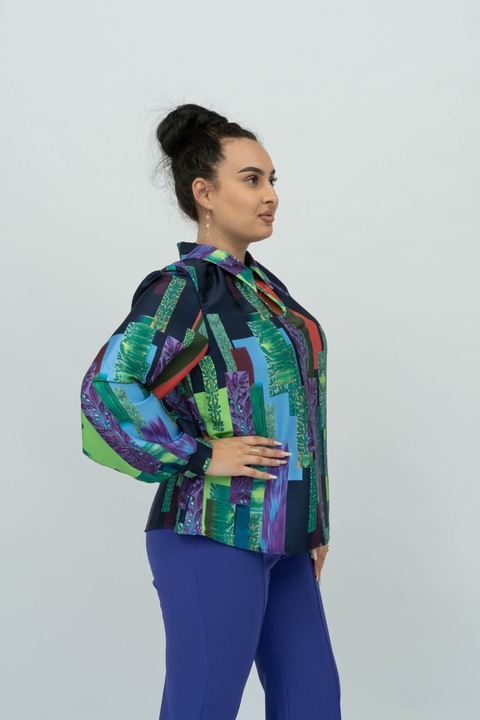 Bluza eleganta, multicolor, pentru femei