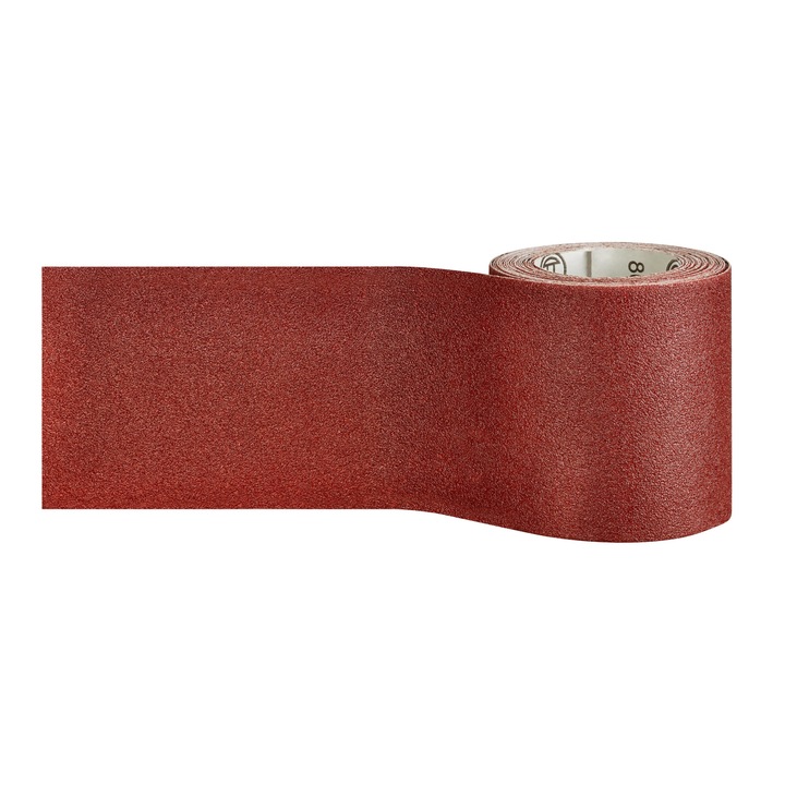 Rola panza abraziva pentru lemn, Bosch 2608606819, granulatie 80, rola 5 m x 115 mm