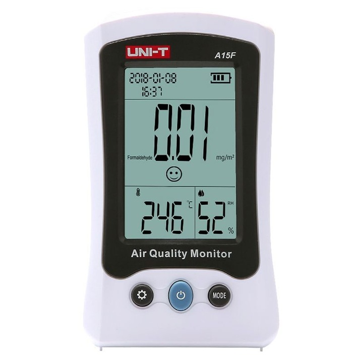 Aparat pentru masurat calitatea aerului HCHO, Uni-T, temperatura/umiditate