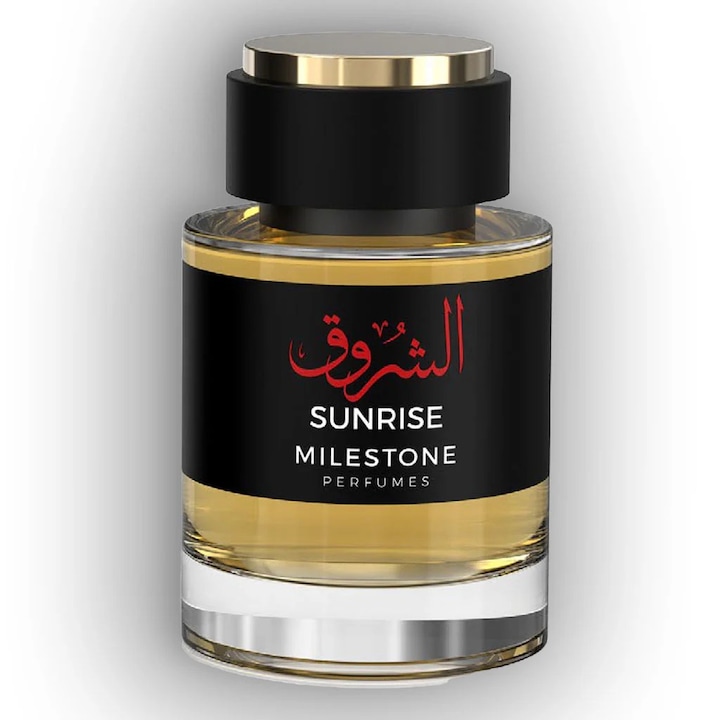 Milestone Sunrise unisex Eau de Parfum, 100 ml, virágos-fás keverék, török rózsa és rózsabors tónusaival