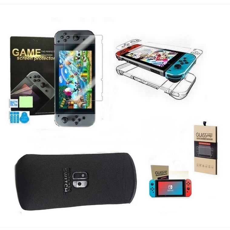 Set Nintendo SkyTechs® 5 bucati pentru Nintendo Switch 2 x husa