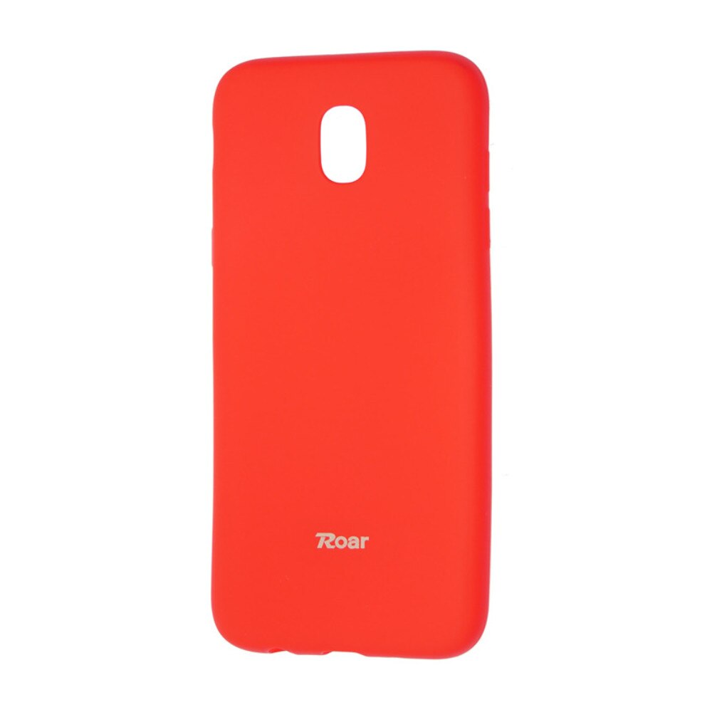 Husa din silicon mat Roar pentru Galaxy J5 2017, rosu
