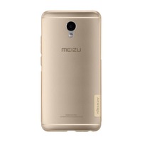 Husa din silicon Nillkin pentru Meizu M5 Note , auriu transparent