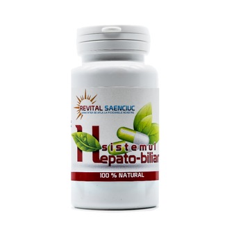 Sistemul Hepato-Biliar, Revital Saenciuc, 120 capsule Sistemul Hepato-Biliar, Revital Saenciuc, 120 capsule
