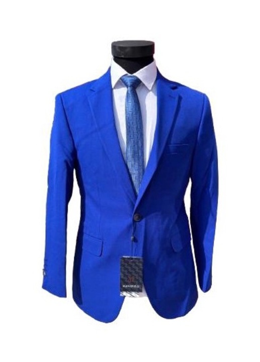 Sacou Slim Fit A-515, Albastru royal