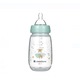 Пластмасова бутилка със силиконов биберон Kikka Boo Giraffe Mint Green 310 ml
