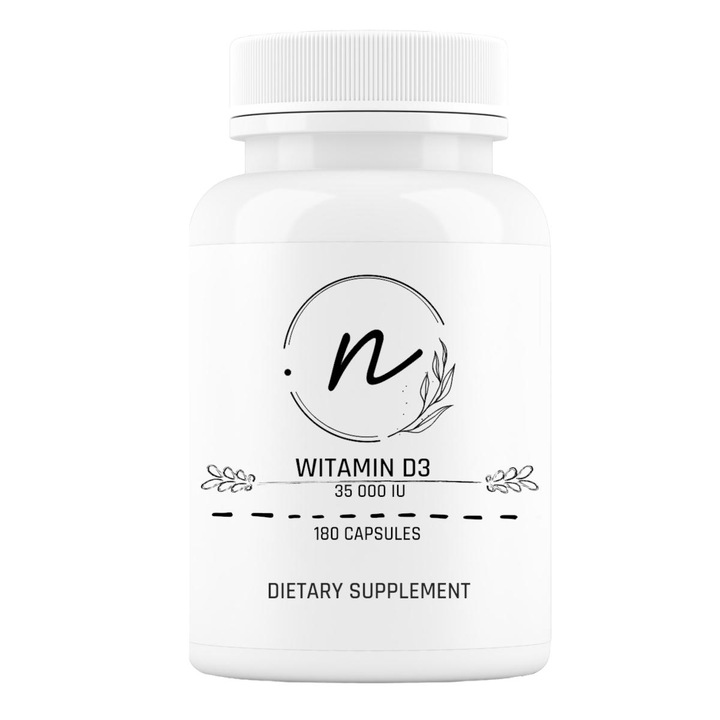Vitamina D3, Provitax, NaturePRO, 35000 IU, 180 capsule