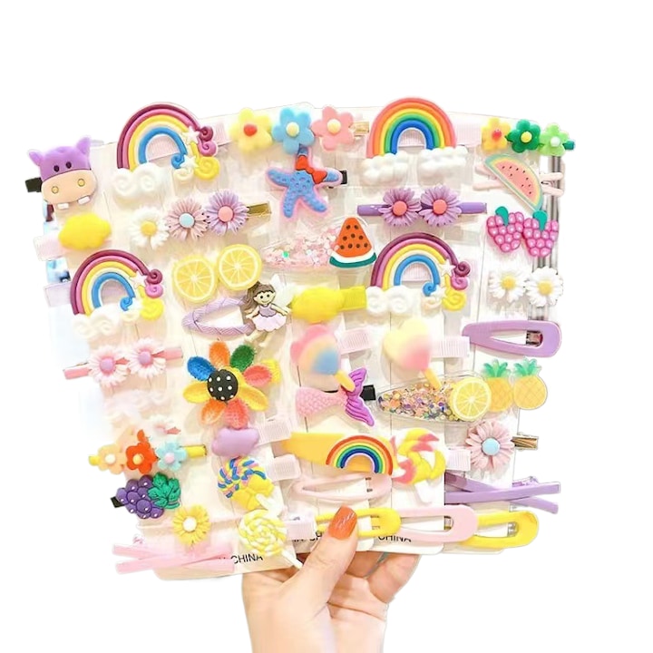 Set 51 clame de par, VPUINEFE, Diverse forme, Multicolor