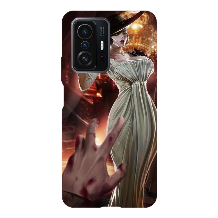 Husa telefon compatibila cu Xiaomi Redmi Note 14 Pro Plus, Viceversa, model Lady Dimitrescu Resident Evil, Silicon, TPU