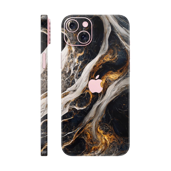 iPhone 15 Plus Screen Protector, Signature Collection, Back Skin със съединени страни, Luxe Nebula