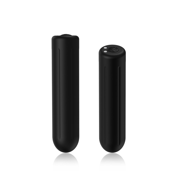 Вибратор B - Series Joy, анатомичен дизайн, 9 скорости, силикон, ABS, черен, 88x88x20 мм