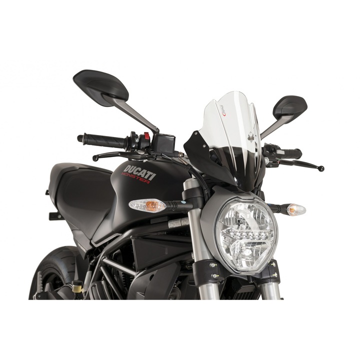 PUIG túraszélvédő Ducati Monster 797/1200/1200R-hez, szélvédelem, egyszerű telepítés