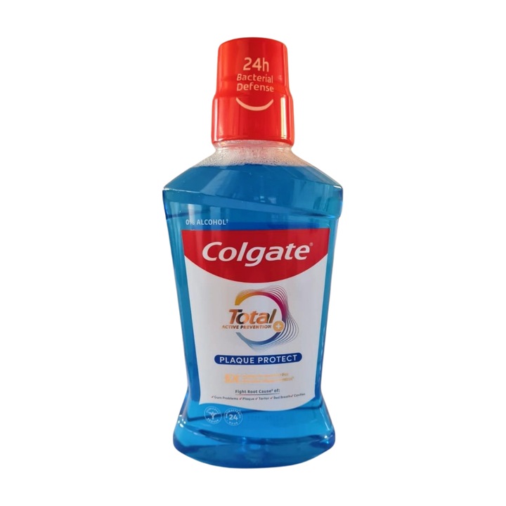 Szájvíz, Colgate Total Active Prevention, Plaque Protect, 500 ml