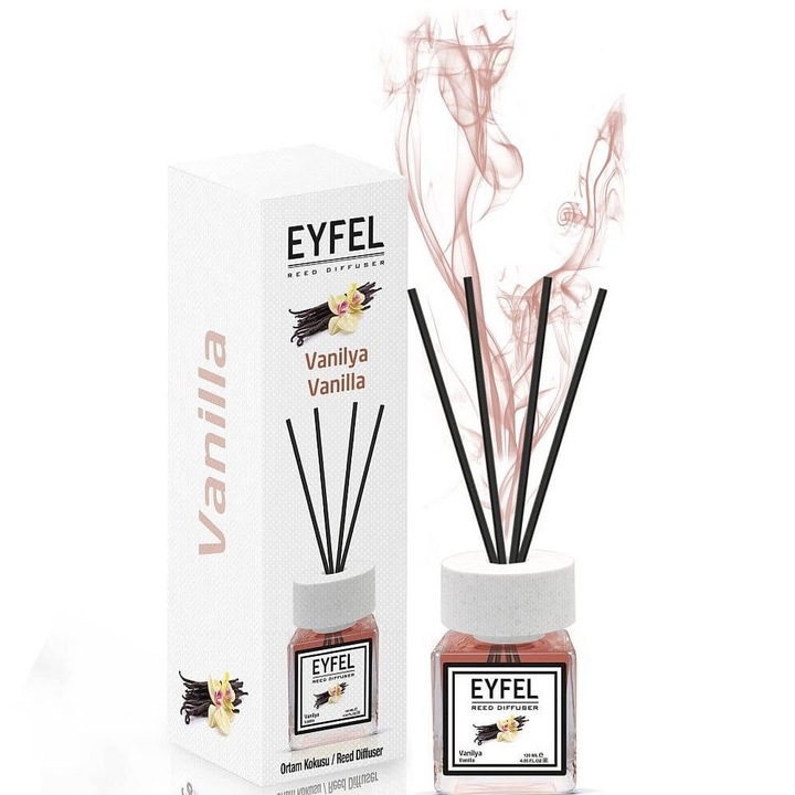 Pachet 2 X Odorizant Camera Diffuser Eyfel Vanilie 120ml
