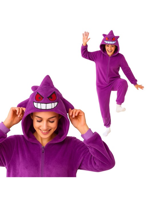 Kigurumi Onesie, Pokemon Gengar, Violet