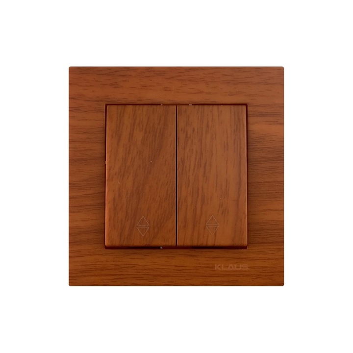 Intrerupator dublu LEMN