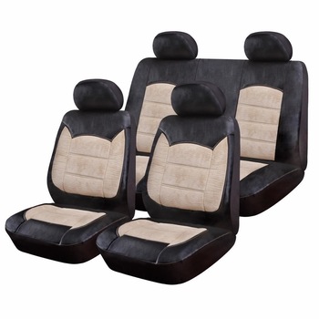 Huse Scaune Auto Volvo V50 - RoGroup Luxury Negru Crem 9 Bucati Huse Scaune Auto Volvo V50 - RoGroup Luxury Negru Crem 9 Bucati