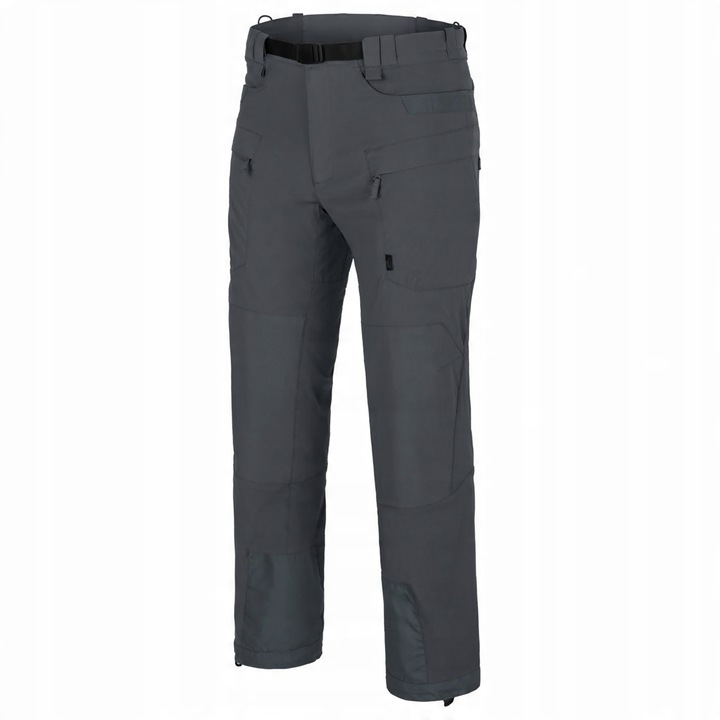 Pantaloni sport barbati, Helikon-Tex, StormStretch, reglaj la mansete, gri, 2XL-Long INTL
