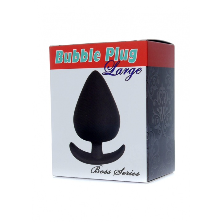 B anális dugó - EasyLove sorozat, 9,5x5 cm, TPE, könnyen tisztítható