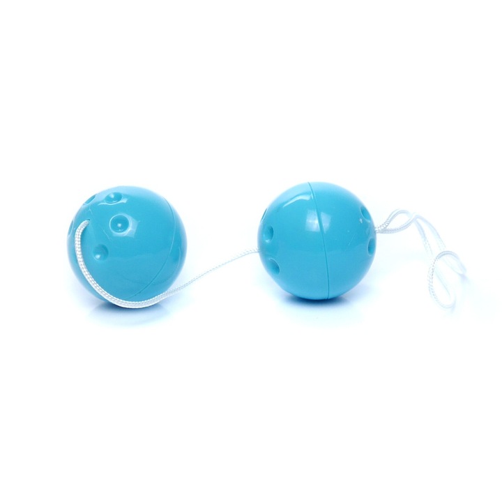 Hüvelygolyó B - Series Duo Balls, 3,2 cm, készlet, kék, 21 cm
