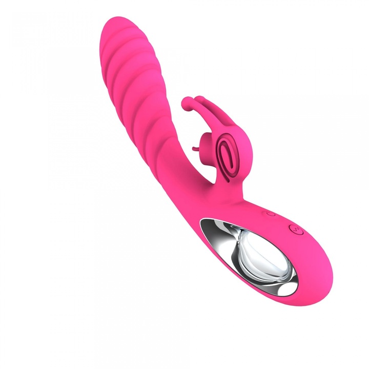 Vibrator B - Series, 36 moduri, silicon medical, roz