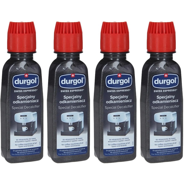 4x Detartrant pentru espressoare durgol swiss espresso 125ml