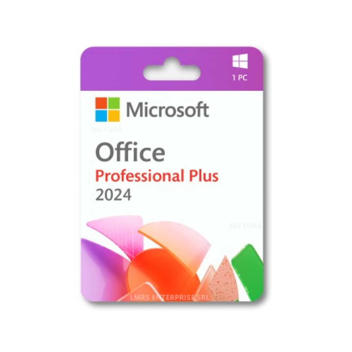 Licenta Pemanenta Microsoft Office 2024 Pro Plus 64/32 bit Medialess