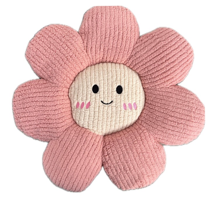 Perna decorativa floare 45 cm, Nichita Impex, Roz