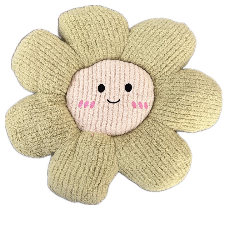 Perna decorativa floare 45 cm, Nichita Impex, Verde deschis