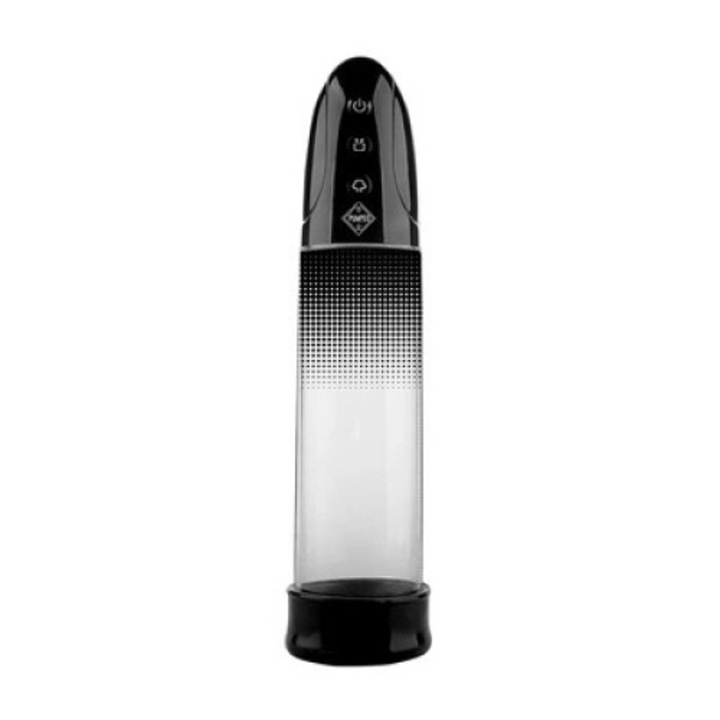 Секс помпа Pumped by Shots, Автоматична, Силикон, Зареждане чрез USB, 20х6 см