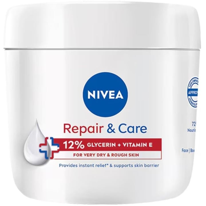 Комплект 2 x Nivea Repair & Care Cream с 12% глицерин и витамин Е, 400 ml