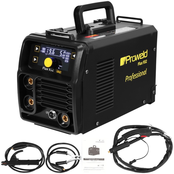 Aparat de sudura ProWELD Flux 932, tip invertor, functii MIG MMA LIFT-TIG, amperaj 120A