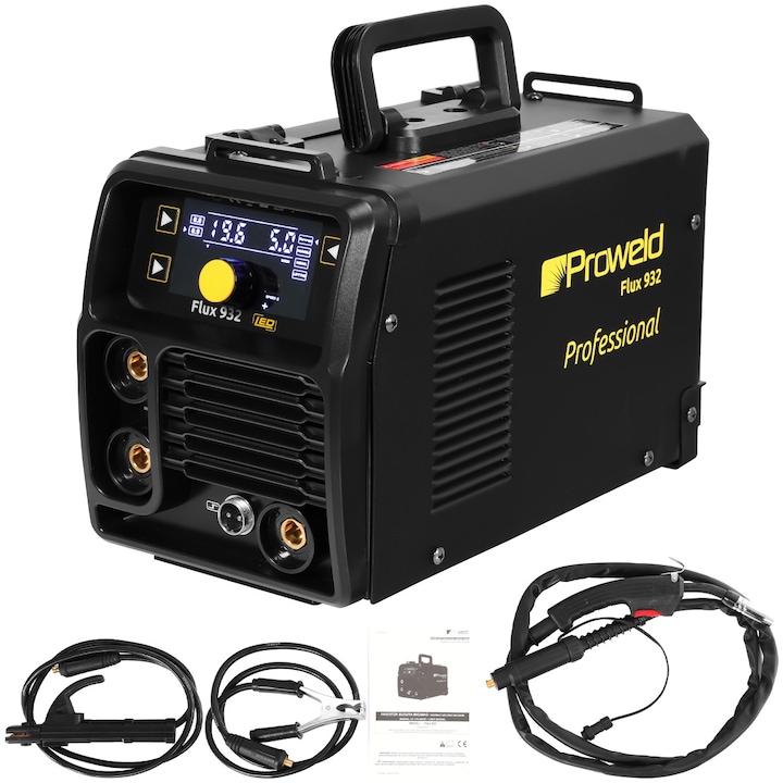 Aparat de sudura ProWELD Flux 932, tip invertor, functii MIG MMA LIFT-TIG, amperaj 120A