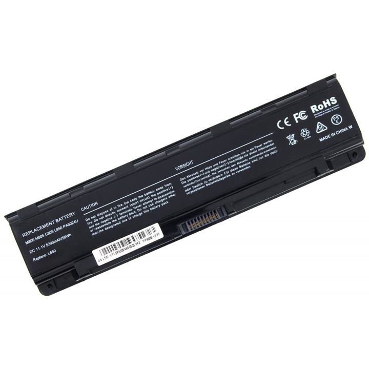 Батерия за Toshiba PA5024 L845D L850 L850D L855 11P L855D L870 L870D L875 L875D M800 M800D M801 M801D M805 M805D M840 M840D M845 M845D P70 P800 P800D P840