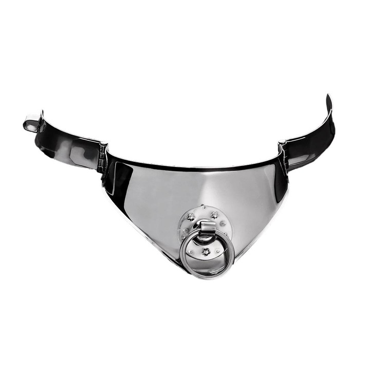 Guler ShotToys din otel cu inel, 34 cm, argintiu