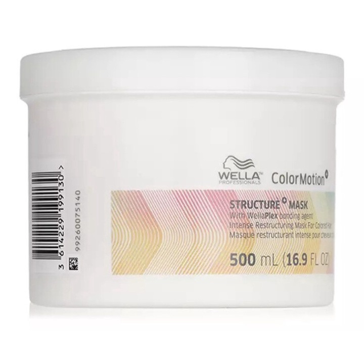 Masca pentru protectia culorii parului vopsit si deteriorat Colormotion+ Structure, 500 ml, Wella Pro