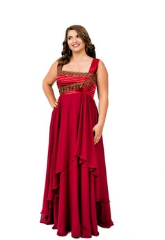 Rochie Rose Plus Size, iMarie, visinie, marimea 48/50EU Rochie Rose Plus Size, iMarie, visinie, marimea 48/50EU