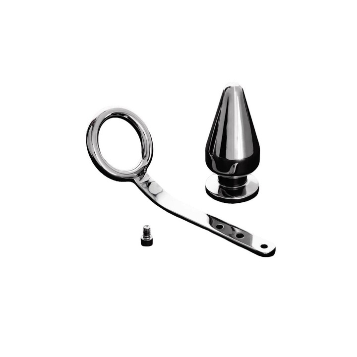 Играчки, Steel by Shots, анална тапа, 50х100 мм, Сребрист