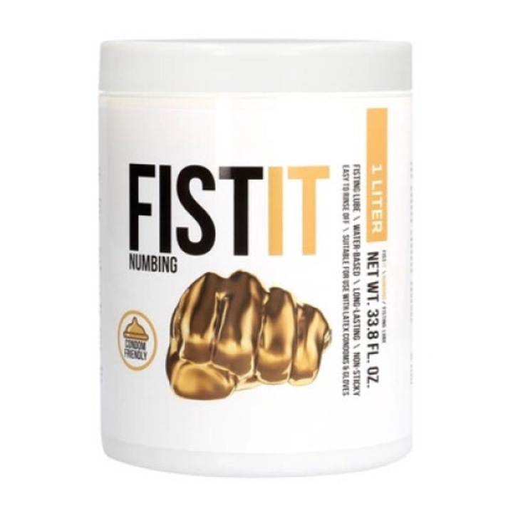 Fist It síkosító, 1000 ml, vízbázisú, latex óvszerekhez való használatra