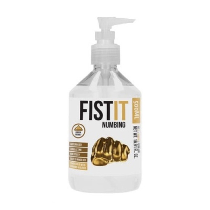 Vízbázisú síkosító, Fist It, 500 ml, szagtalan, íztelen