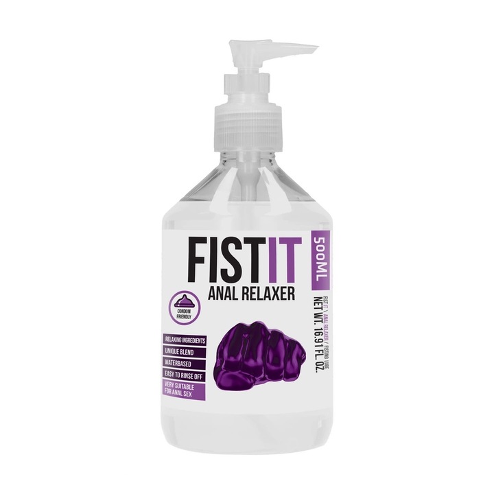 Fist It síkosító, 500 ml, vízbázisú, szagtalan, íztelen