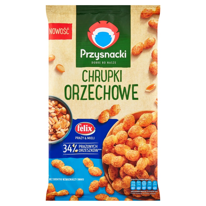 Przysnacki Chipsuri cu unt de arahide 100 g