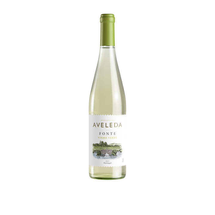 Vin Alb Aveleda Fonte DOC Vinho Verde Cork, Sec, 0.75l