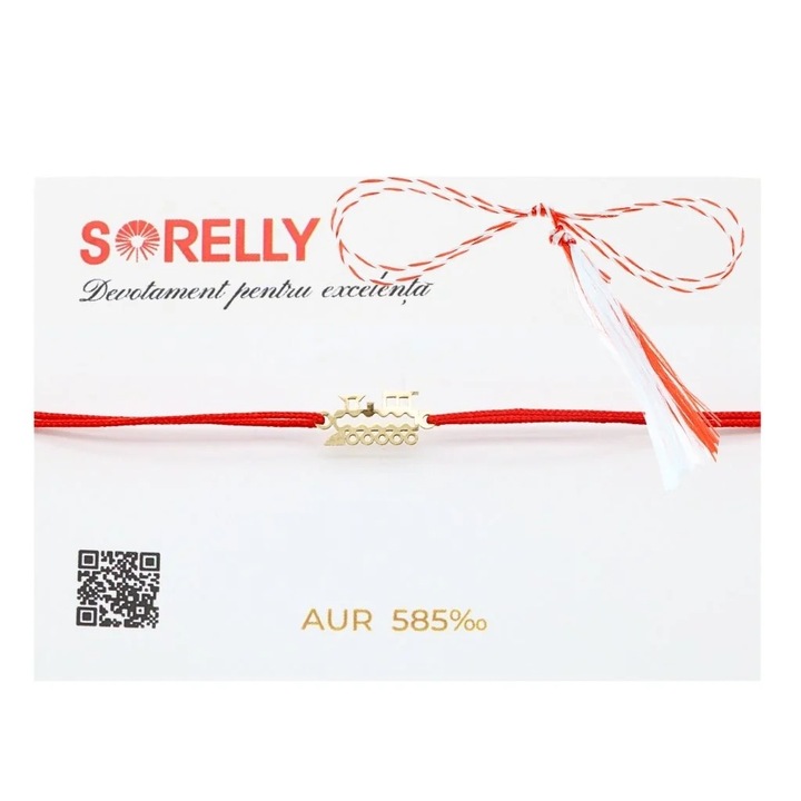 Martisor Bratara Aur 14k Snur Tren