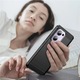 Кейс за Oppo Reno13 F 4G / Reno13 F 5G - Techsuit Carbon Silicone - Черен