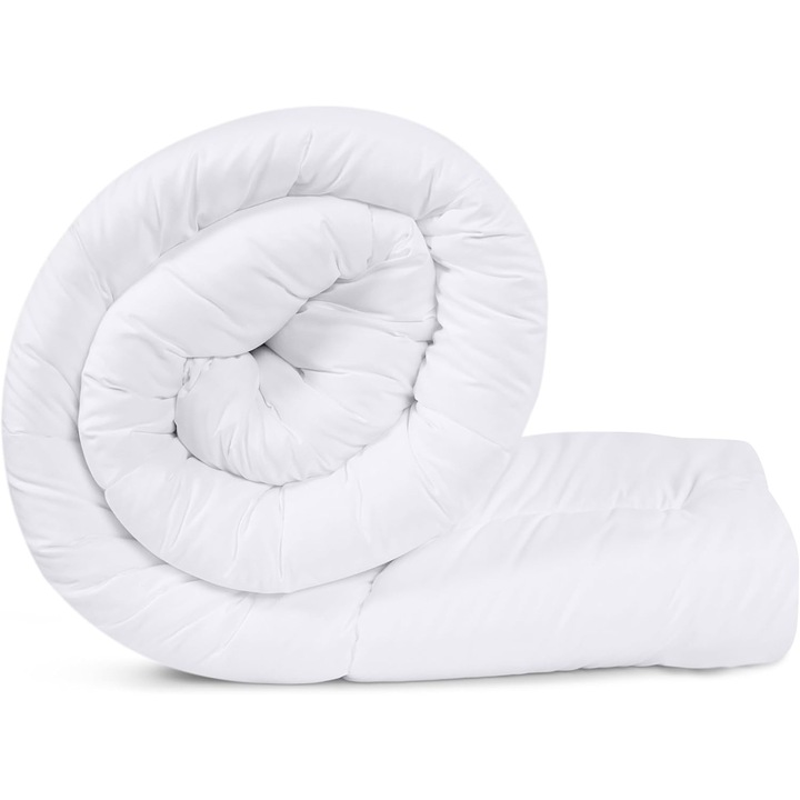 Utopia ágynemű paplan, 200 x 220 cm, 370 gsm, puha és könnyű, minden évszakhoz alkalmas, fehér