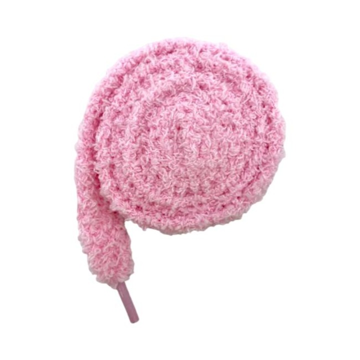 Bolyhos rózsaszín cipőfűző készlet, 2,2 cm széles, 140 hossz