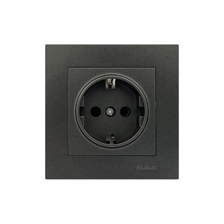 Priza shucko ANTRACIT