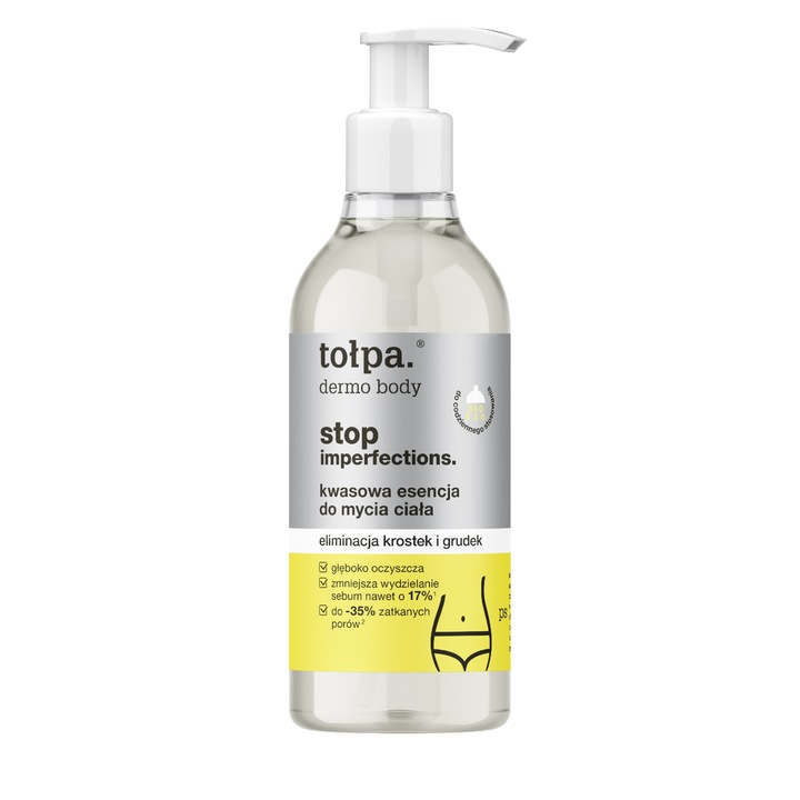 Tolpa Dermo Body Stop Imperfections tusfürdő, savesszencia a tökéletlenségek eltüntetésére, 300 ml